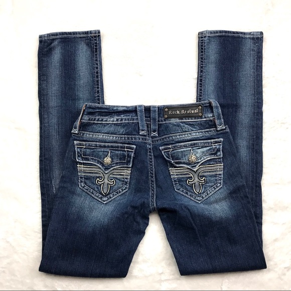 Rock Revival Denim - Rock Revival• Women’s Skinny/Straight Leg Jeans